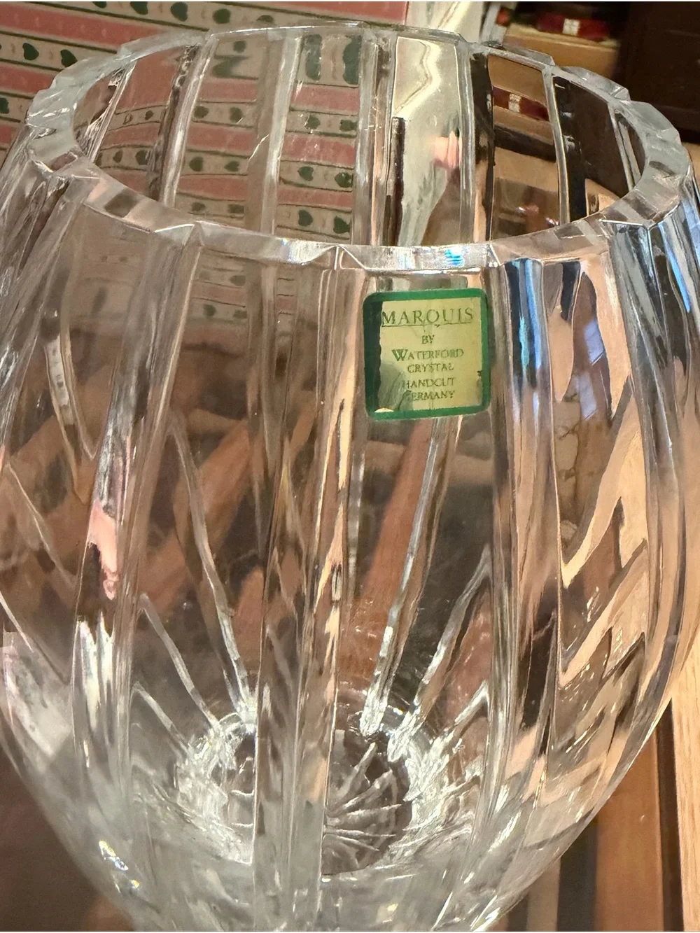 Gorgeous Large Size Waterford Crystal Vase excellent condition!